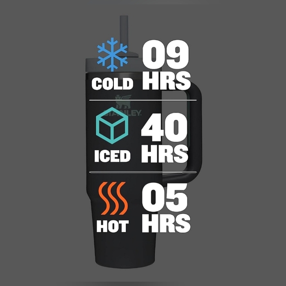 NEW! Stanley Quencher 30oz Stainless Steel Insulated Tumbler with Lid/straw - Picture 8 of 9